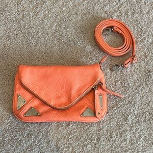Free People Orange Leather Crossbody Bag - Women